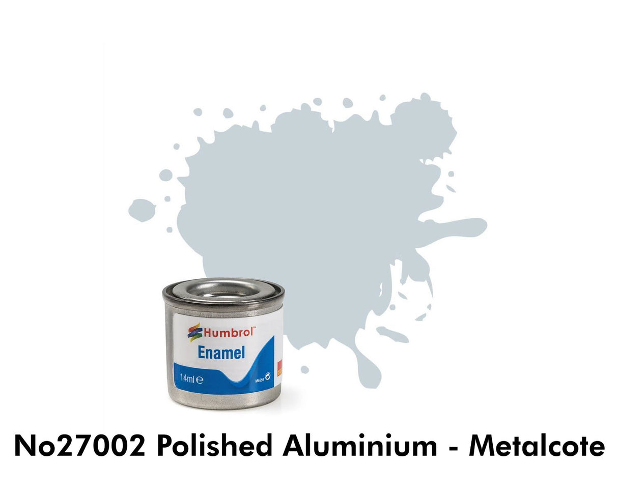 Enamel Tinlets No 27002 Polished Aluminium Metalcote