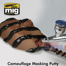 Load image into Gallery viewer, CAMOUFLAGE MASKING PUTTY Masking 80g tin Black Ammo by Mig Jiminez
