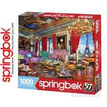 Load image into Gallery viewer, PALACE IN PARIS 1000 piece SPRINGBOK Jigsaw Puzzle Random Cut Super Deluxe
