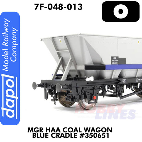 MGR HAA Coal Wagon Blue Cradle - #350651 | Dapol | 7F-048-013