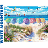 Rainbow Umbrellas - 1000pc Puzzle | White Mountain | 1954pz