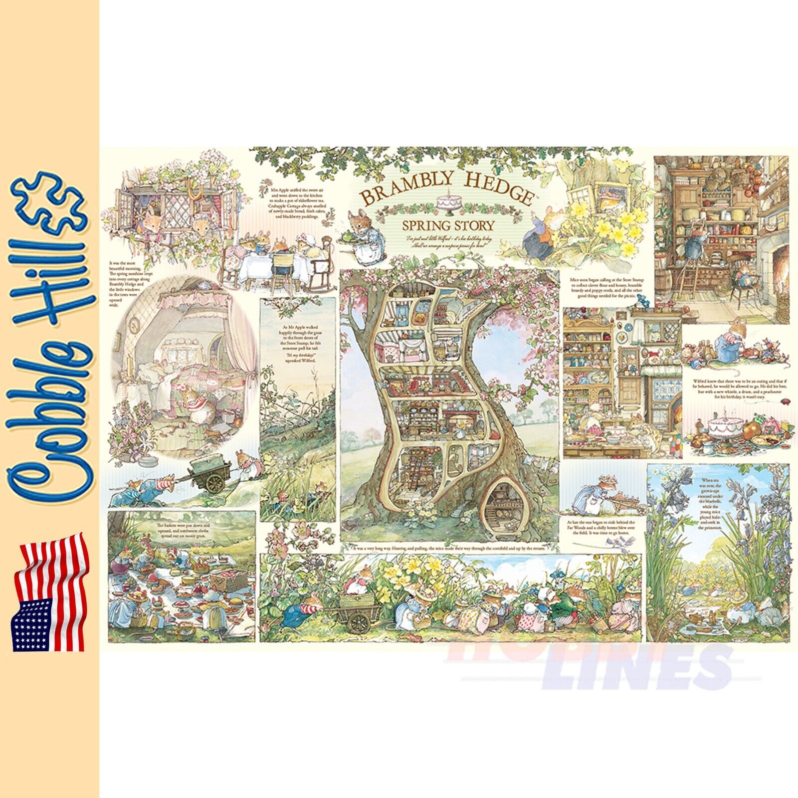 Hobby-lines | Brambly Hedge Spring Story Cobble Hill puzzle 1000pc