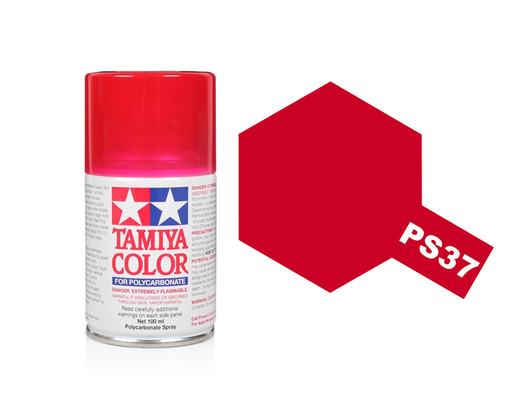 Tamiya Ps-37 Translucent Red Spray Paint