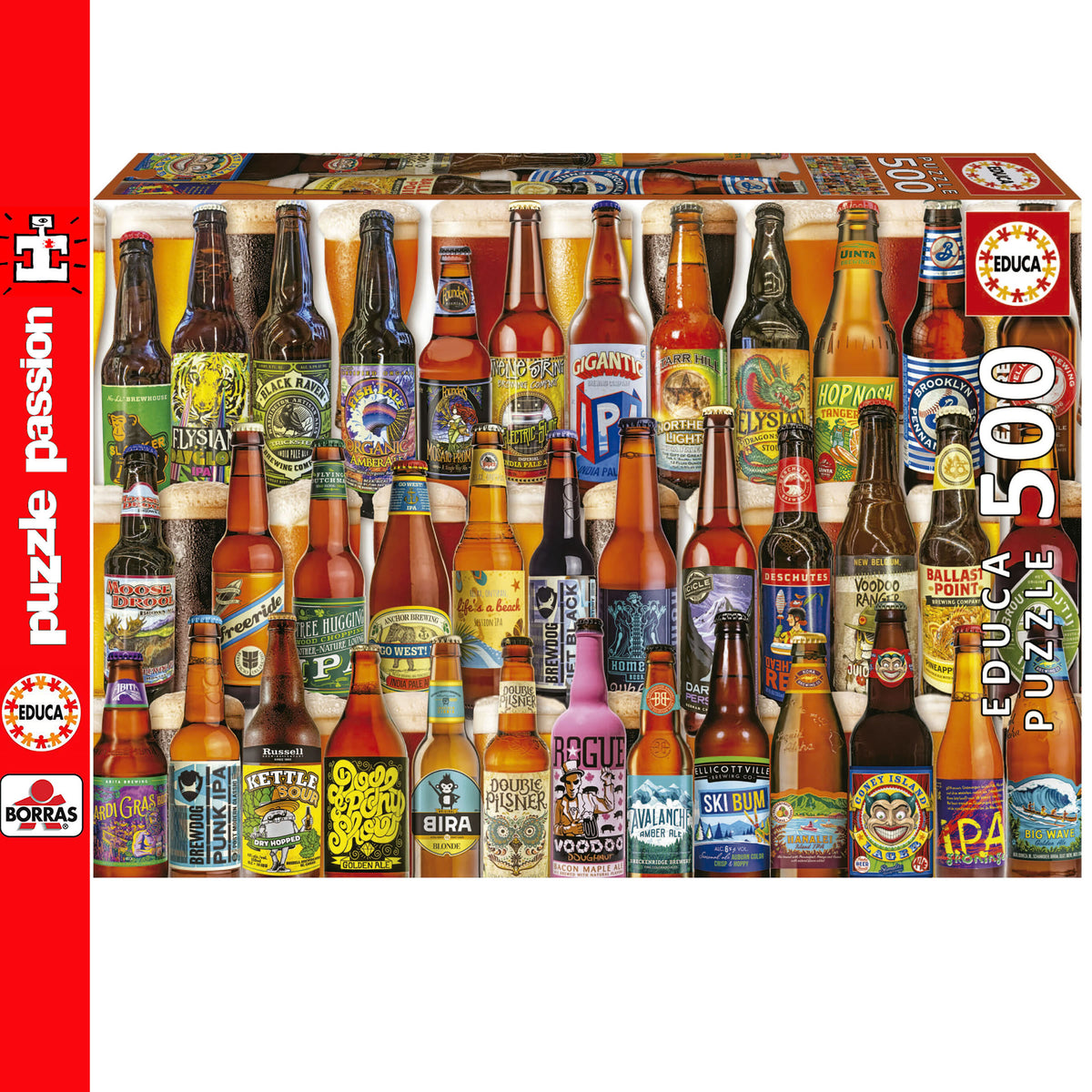 Craft Beers 500 Piece Jigsaw Puzzle | Educa | 19610