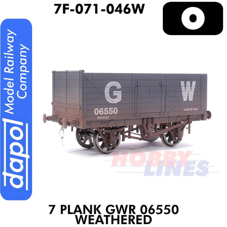 7 Plank GWR 06550 - Weathered | Dapol | 7F-071-046W