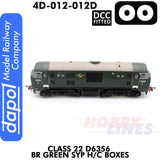 Class 22 D6356 BR Green SYP H/C Boxes - DCC Fitted | Dapol | 4D-012-012D