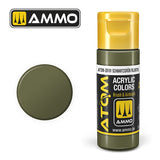 ATOM PAINT Schwartzgrün RLM70 | AMMO by MIG Jimenez | ATOM-20101