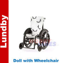 Load image into Gallery viewer, Lundby doll with Wheelchair 60-8089-00
