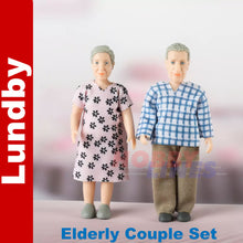 Load image into Gallery viewer, Lundby Doll Set Elderly couple Charlie 60-8084-00
