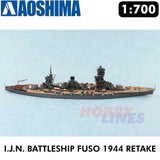 IJN Battleship FUSO 1944 Retake Water Line Series #125 1:700 kit AOSHIMA 00097