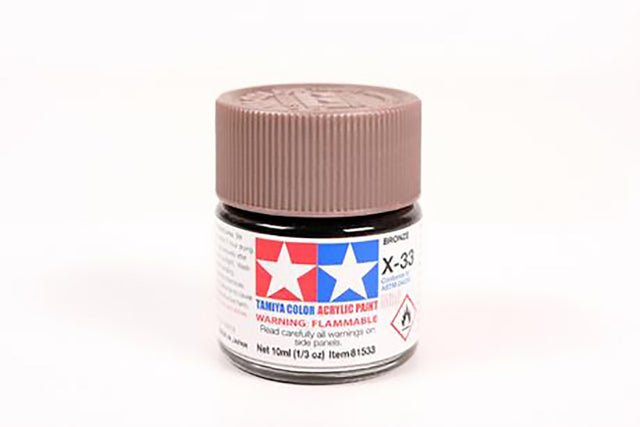 Tamiya Acrylic Mini Paint X-33 Bronze