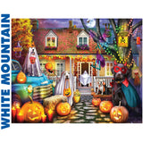 Halloween Dog House - 1000pc Jigsaw Puzzle | White Mountain | 2063pz