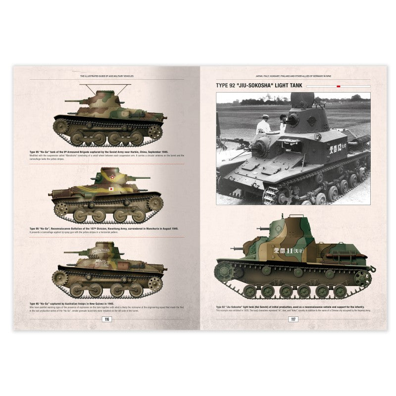 The Illustrated Guide of WWII - Axis Military Vehicles | Ammo by Mig Jimenez | MIG6308