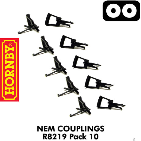 OO Gauge NEM Couplings - 10 Pack | Hornby |  R8219