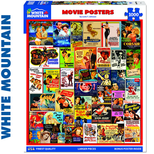 Movie Posters 1000 Piece Jigsaw Puzzle 1052