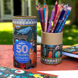 Alchemist's Cabinet 25 Double-Sided Colour Pencils | eeBoo | PTB273