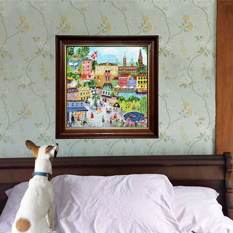 eeBoo COPENHAGEN 1000 pc Square Jigsaw Puzzle Super Deluxe PZTCOP