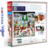 eeBoo THE LITTLE TREE 1000 pc Square Jigsaw Puzzle Super Deluxe PZTTLT