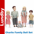 * Damaged Box * Lundby Charlie Doll Family Set - Doll's House - 1:18th | Lundby | 60-8076-00 