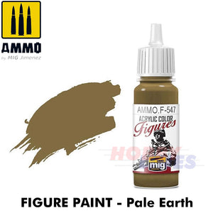 Ammo ACRYLIC COLOUR for FIGURES 17ml jar agitator ball Full Range Mig Jimenez