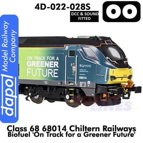 CLASS 68 68014 Chiltern Green Bio Fuel | Dapol | 4D-022-028S