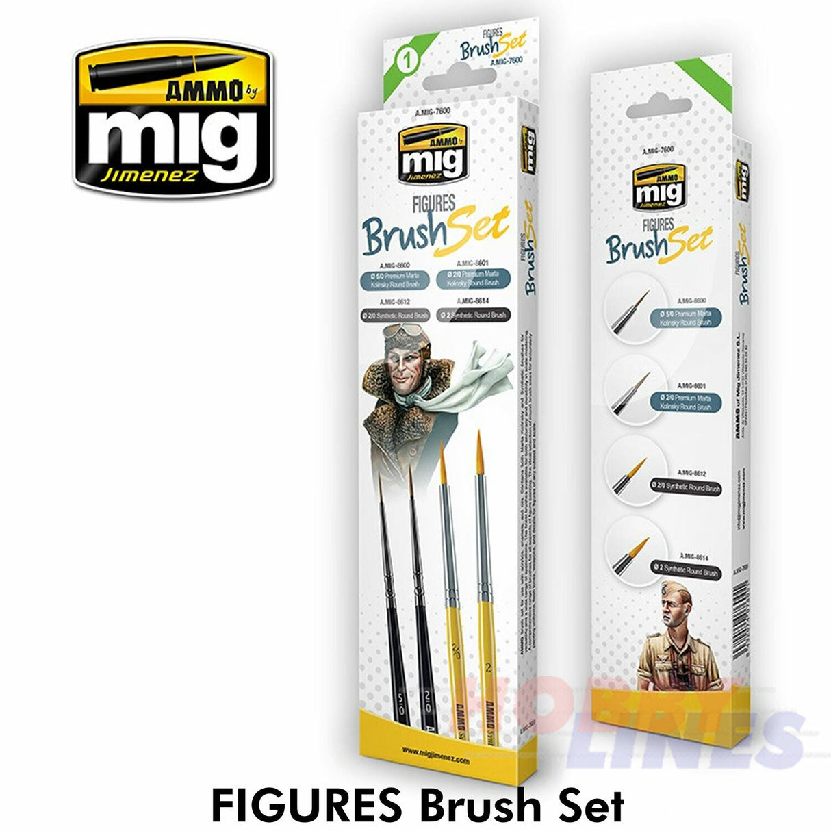 Ammo By Mig Jimenez Brush Sets (Choose Your Brush Set)