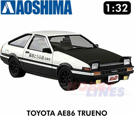 TOYOTA AE86 Corolla TRUENO TAKUMI FUJIWARA "Initial D" 1:32 Aoshima 00896