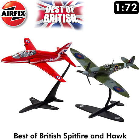 Best of British Supermarine Spitfire and Hawk | Airfix |  A50187