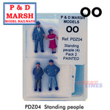 Standing People x 4 - Set 2 | P&D Marsh | Z04