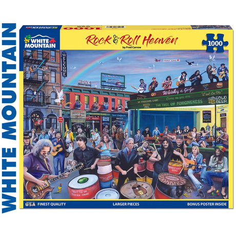 Rock and Roll Heaven - 1000pc Puzzle | White Mountain | 1979pz