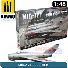 Load image into Gallery viewer, MIG-17F Fresco C USSR East Germany LIM-5 Cold War kit Ammo by Mig Jiminez MIG8508
