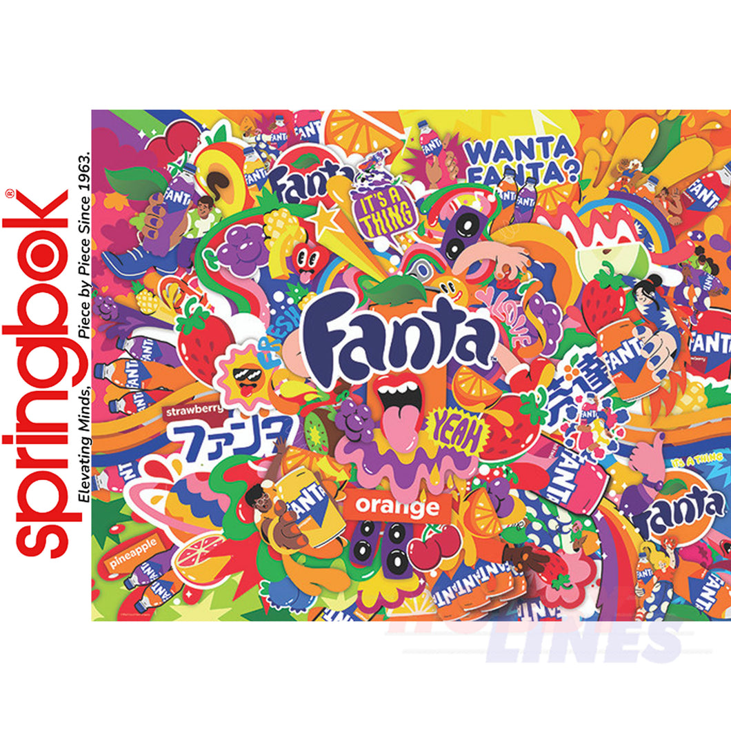 FANTASTICAL Fanta 1000 piece SPRINGBOK Jigsaw Puzzle Random Cut Super Deluxe