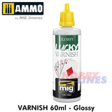 VARNISH Ultra-Matt/Matt/Satin/Glossy 60/17ml Full Range AMMO By Mig Jimenez