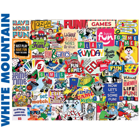 It's all fun and games - 1000pc Puzzle | White Mountain |  1902pz