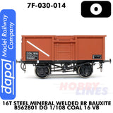 16T Steel Mineral Wagon Welded BR Bauxite B562801 Dg 1/108 Coal | Dapol | 7F-030-014