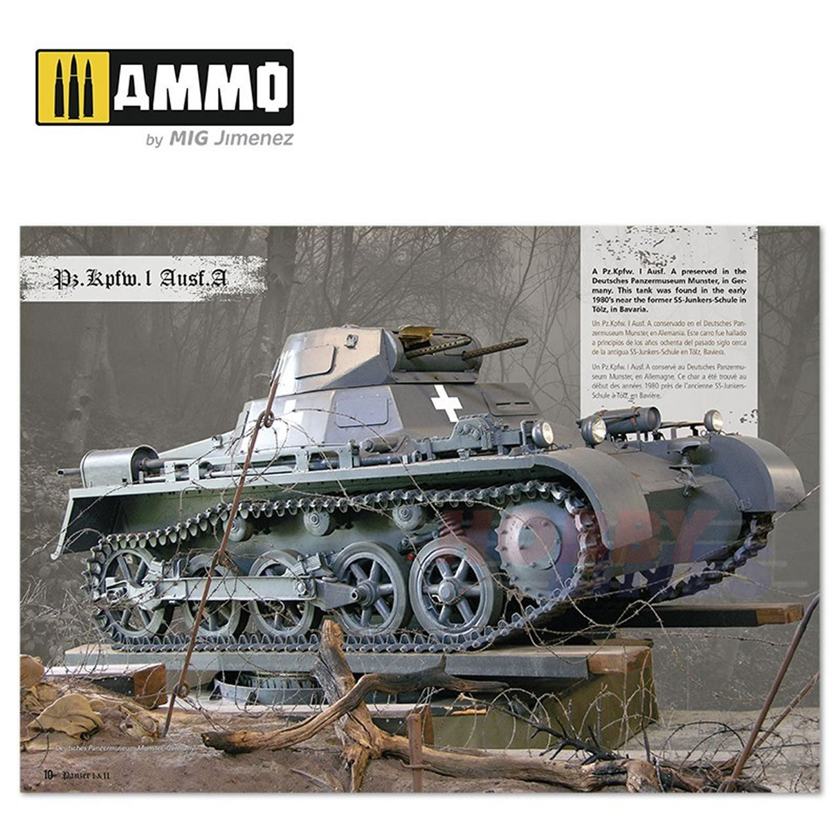 PANZER I & II Visual Modellers Guide Book Ammo by Mig Jimenez MIG6083