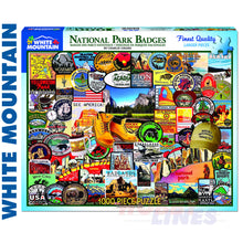 Load image into Gallery viewer, National Park Badges 1000 Piece Jigsaw Puzzle 1057
