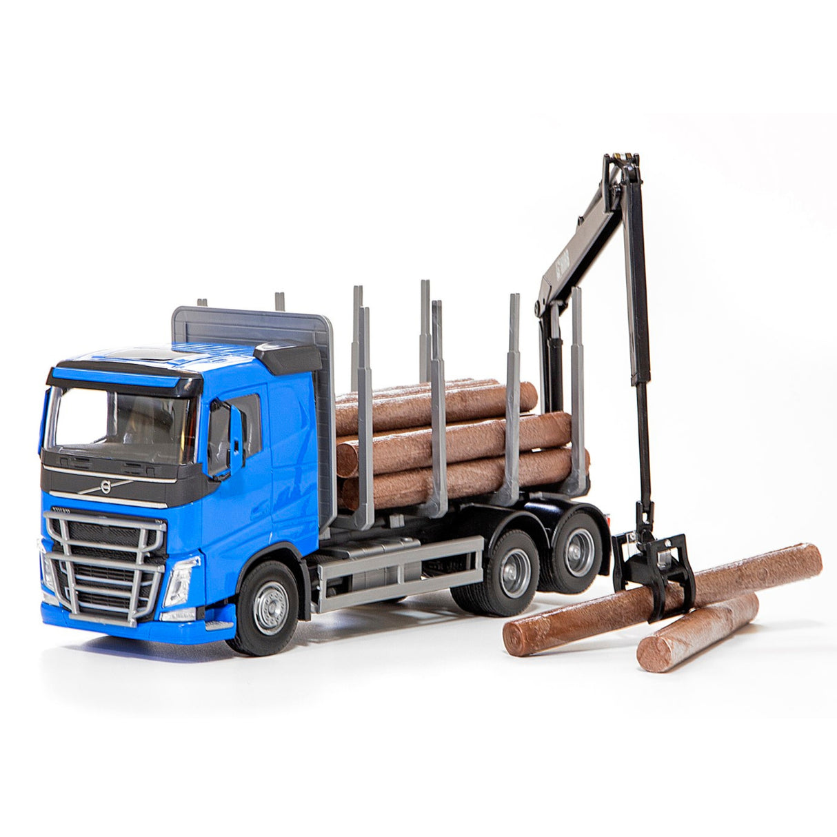 Timber Truck with Crane - Toy Truck - 1:25  | EMEK | 75-7004-50