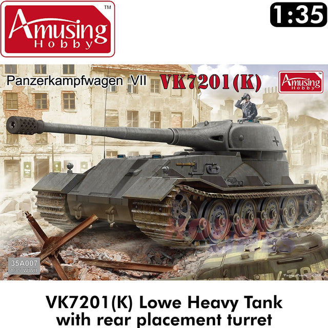 VK7201(K) Lowe Heavy Tank Panzerkampfwagen 1:35 scale kit Amusing Hobby 35A007