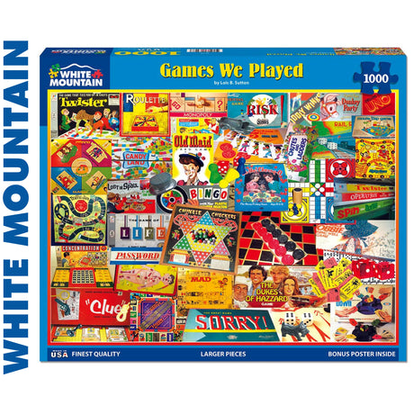 The Games we Played - 1000pc Puzzle | White Mountain | 924pz