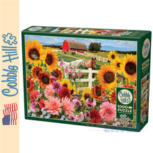 Load image into Gallery viewer, Sunflower Farm COBBLE HILL 1000pc jigsaw puzzle 40208
