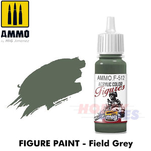 Ammo ACRYLIC COLOUR for FIGURES 17ml jar agitator ball Full Range Mig Jimenez