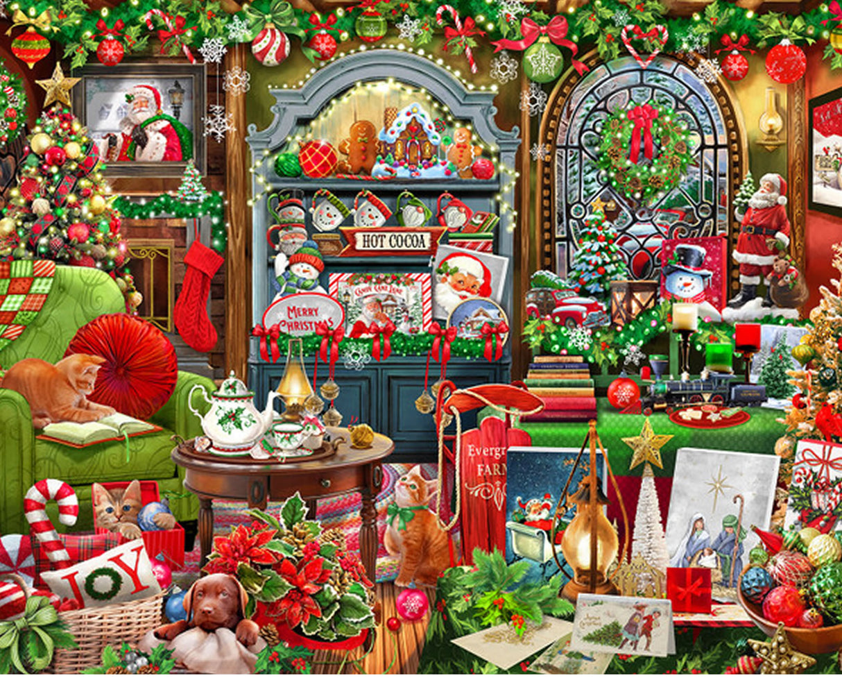 CHRISTMAS BOUTIQUE LIMITED RELEASE 1000pc SPRINGBOK Jigsaw Puzzle 11260