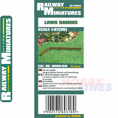 Lawn Damins | Railway Miniatures | RMHO:018
