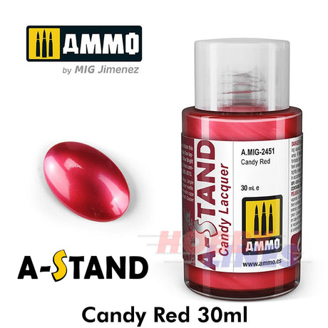 A-Stand - Candy Red - 30ml Bottle | Ammo by Mig Jimenez | MIG2451