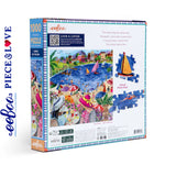 eeBoo LUNCH BY THE SEA 1000 pc Square Jigsaw Puzzle Super Deluxe PZT117
