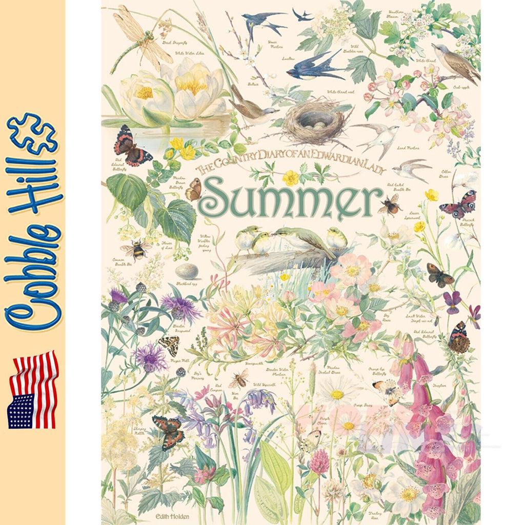 Country Diary: Summer Cobble Hill puzzle 1000pc CH40093