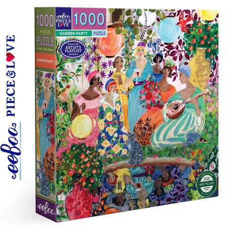 Garden Party 1000 pc Puzzle | eeBoo | PZTGPY