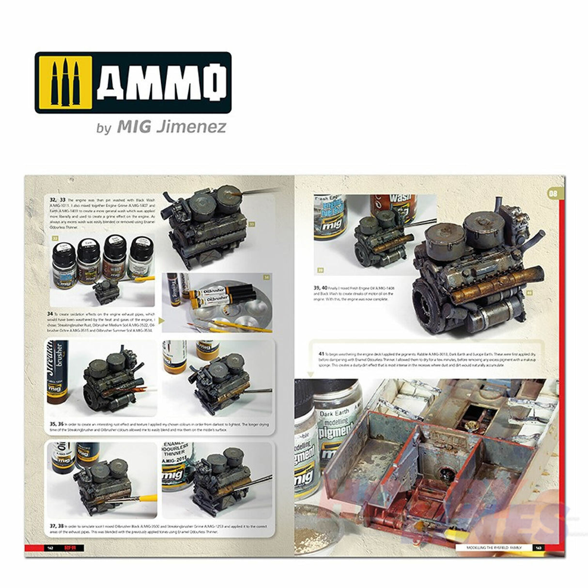 TIGERS - Modelling the Ryefield Family  WWII English Book Ammo by Mig MIG6273