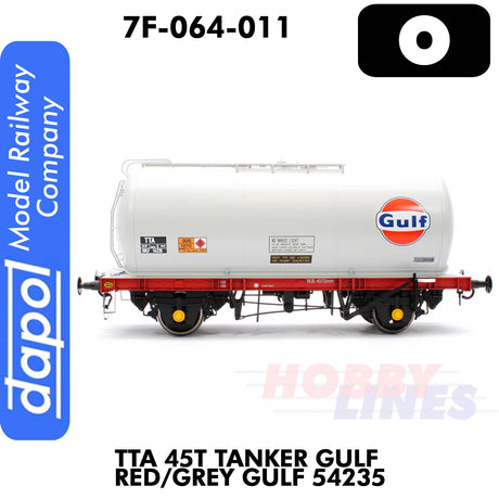 TTA 45T Tanker Gulf Red/Grey Gulf 54235  | Dapol | 7F-064-011
